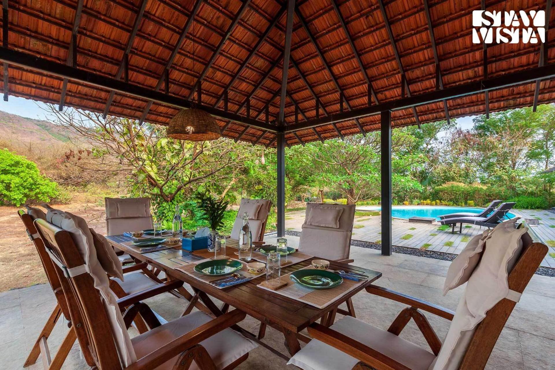 Wander Beyond By Stayvista - Featuring A Bali-Themed Abode And A Refreshing Swimming Pool Алибаг Екстериор снимка