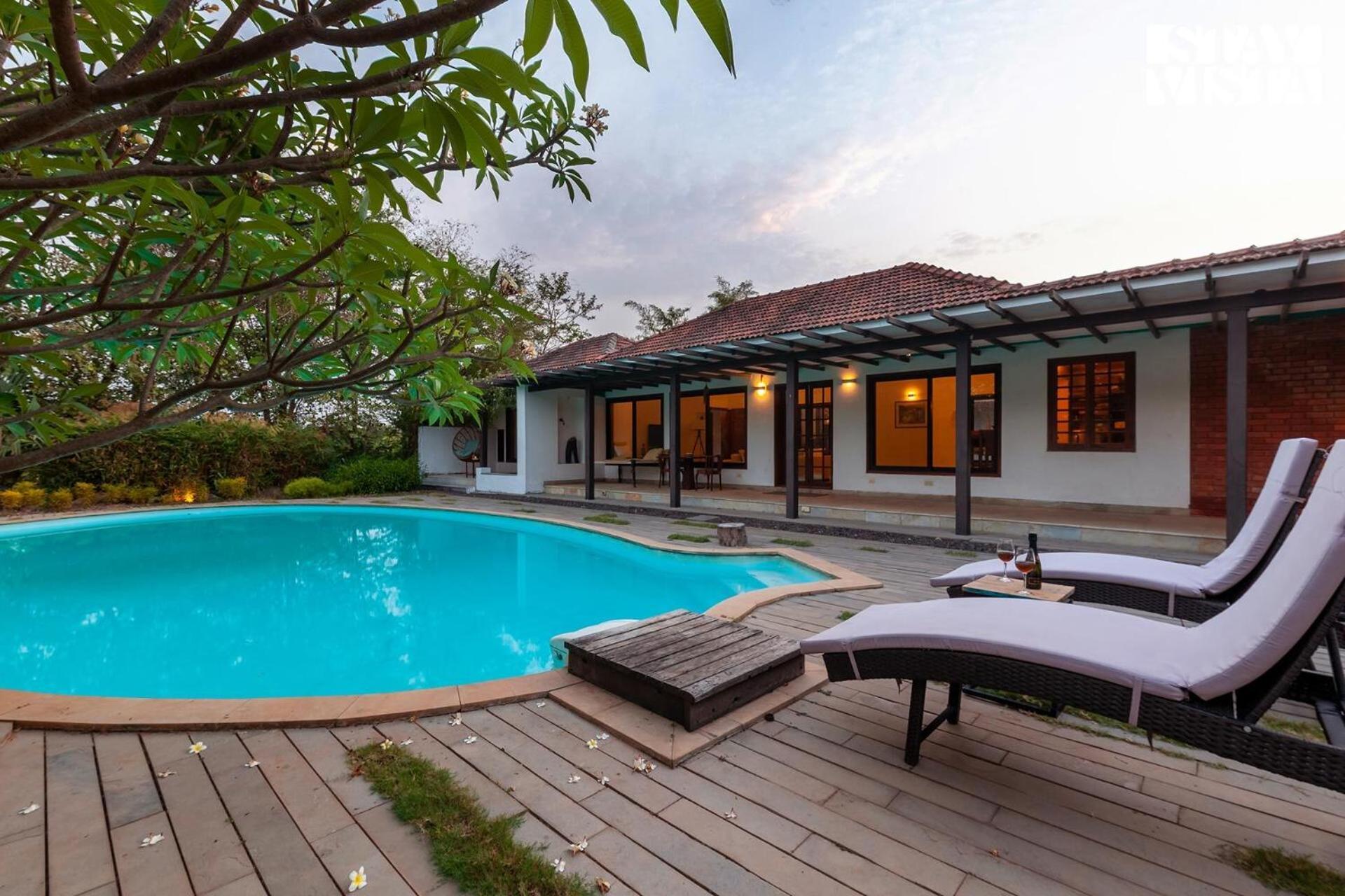 Wander Beyond By Stayvista - Featuring A Bali-Themed Abode And A Refreshing Swimming Pool Алибаг Екстериор снимка